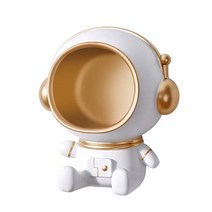 마스크 걸기 편한 우주인 인테리어 수납공간 벽 걸이, 화이트