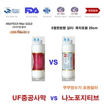 쿠쿠 CP-F601SB UF 나노 대체 정수기 필터, 3/4/5번 나노포지티브