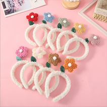 플라워 인싸 스프링 머리띠 체육대회 사진 커플 꽃, 핑크