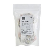 [한끼ZERO 새우 다시팩 84g (84g) 깊은맛 천연 조미료 캠핑 휴대용 자취생 간단요리 ORGA 홈캉스 맛집, 14개