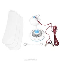 캠핑 동력팬 실링팬 타프팬 난로 무동력조용한 3 블레이드 DC 12V 천장 팬 4.5m 케이블 36 "41", 92cm