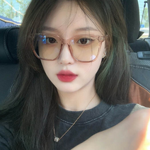 가벼운 도수없는안경 얼굴형에맞는안경 큰뿔테 오버사이즈 여자