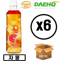 대호 까르페데이 자몽 액상 1000ml, 6개
