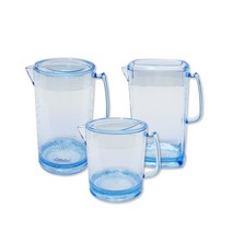 생수물병 물피처 워터피처 냉장고물통 장보고주방, 2530ml, 원형/대