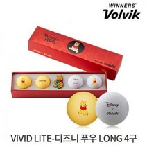 볼빅 디즈니 푸우 VIVID 롱4구 캐릭터 볼마크, 기본 : 상세페이지 참조