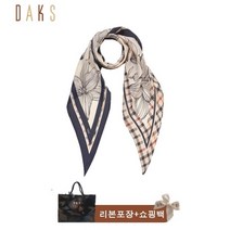 닥스핸드백 네이비 플라워 실크스카프 DCSC2F351N2 889562