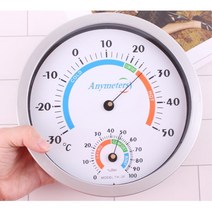 원형 온습도계 측정도구 사우나 목욕탕 온도 휴대용, 1개