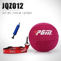 골프 팔 교정기 골프 스마트볼 골프 스윙연습기 스윙연습기 골프연습 스윙 자세 임팩트 팔모으기 스마트볼, JZQ012 스마트 풍선 로즈 레드