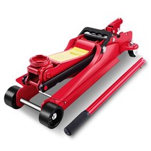 수동 핸드 쟉키 유압식 파렛트 화물 리프트 소형 자키, 2.5T 12.5KG 레드