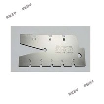 3~10mm 각형30도 717 일본정품 후지툴 아크미게이지 나사의 피치측정 아크메나사게이지 스크류게이지