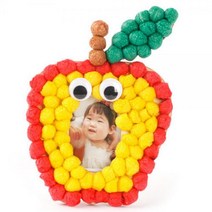 PL 플레이콘 미니아트액자5인용 사과 옥수수깡 놀이콘 퍼니콘 물부치 물로붙이는콘