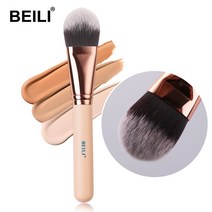 아이새도우 볼터치 쉐딩 파운데이션 브러쉬 메이트업 화장 도구 툴 악세사리 Beili 메이크업 파우더 블러쉬 컨투어 컨실러 합성 헤어 프로페셔널 싱글 블랙핑크 페이스 메이크업, 112 크림 파운데이션, 협력사
