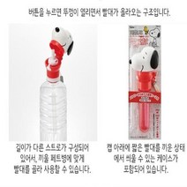 스누피 빨대캡 스트로우캡 페트병 뚜껑 물통 물병 생수 어린이 아동 유아 트라이탄 원터치 캐릭터 7774