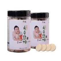 이광기의 육수한끼 편한육수 천연조미료 만능육수 멸치 다시마 20가지 고체조미료 자연재료 해물육수 한알 코인, 1세트(2병 4달분)