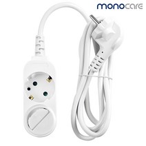 모노케어 멀티탭 2구, 1개, 10m