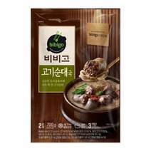 [한끼](냉동) 비비고 고기순대국 700g 간편식 아침대용 캠핑 자취생 필수품 간단식사 CJ 우리집 식재료, 7개
