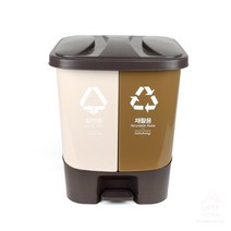 페달형 분리수거 쓰레기통 60L, 1개