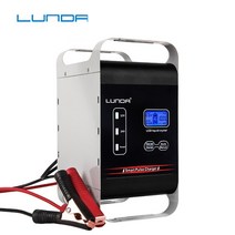 캠핑용 인산철 파워 뱅크 대용량 배터리 lunda 600w 12v 24v 강력한 자동차 충전기 납산 리튬 6a-100a 200a 400ah 보트 자동 지게차 스토리지 셀 고속, 오