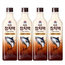 사조 참치액, 900ml, 4개