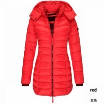 여성 롱패딩 슬림핏 후드 패딩 다운 재킷