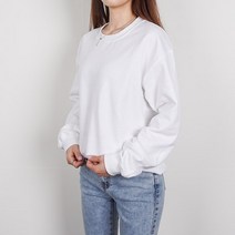 여성용 속기모 라운드 맨투맨