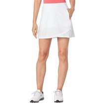 Callaway 여성용 40.6cm(16인치) 헤더 천공 골프 스커트, X-Large, Brilliant White