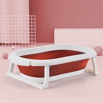 골디스토어 접이식 폴딩 휴대용 강아지 애견 반려견 애완동물 욕조 목욕대 목욕통 목욕탕, 1개, 중형(로얄레드)
