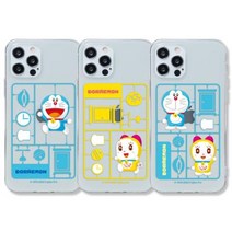 도라에몽 피규어 클리어케이스 갤럭시A34:도라미피규어