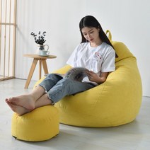 마켓민 빈백 소파, 110cm옐로우