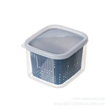 WERSH 키친플라스틱 밀폐용기 오곡잡곡다격보관함 홈푸드수납함, 푸른 색