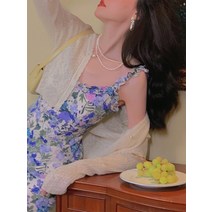 헤이즈 화지가 살짝 익었을 때 얼음 마 니트 작은 가디건 여하 얇은 숏기장 맨투맨 에어컨 셔츠