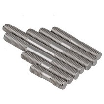 스터드용접기 1pcs M12 304 스테인레스 스틸 나사 양방향 이빨 스터드 막대 기계 볼트 40mm-100mm 길이, 02 M12x45mm