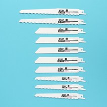 목재용 컷소날 금속 파이프 절단 톱날 목공 공구 10종 세트