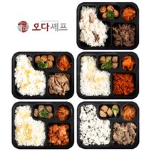 오다셰프 NEW 양많은 간편 냉동 도시락 5종 건강 식단관리 직장인 식단 한끼식사, 21. 도시락 세트구성 6종 12팩
