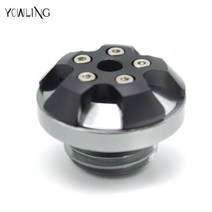 M20 x 2.5 바이크 오토바이 엔진 오일 캡 cnc 필러 커버 나사 혼다 MSX125 MSX125SF CBR1000 CBR500R ER-6N Z800 Z1000, [02] gray