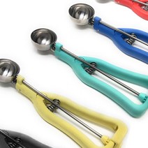 이탈리아산 스쿠퍼 아이스크림 젤라또 스쿱 과일 화채, 65mm, 빨강