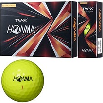 혼마 골프공 HONMA 보르르 TW-X 보르 2021년 모델 3다스셋트 3다스(36), 옐로우