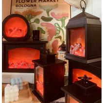 벽난로모형 소품 불멍 거실 장식품, A