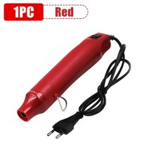 핫 에어 건 220V 전동 공구 헤어 드라이어 납땜 랩 송풍기 히터 수축 시트 도구, Red