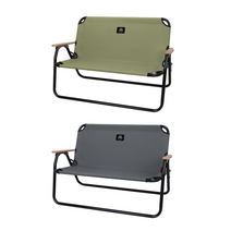 스노우라인 폴딩벤치 2인용의자 벤치체어, 차콜