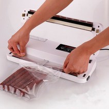 가정용 무선 진공포장기 수비드 포장 비닐 업소용 진공팩 Shinye househlod 식품 진공 실러 기계 필름 실러 진공 기 식품 보호기에 대한 10pcs 무료 진공 가방, 협동사, P-290 화이트, 영문판