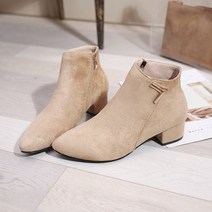 여성 캐주얼 앵글부츠 3cm 하늘비즈 C11 N969X960