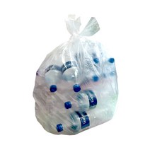 디에스 [매듭]쓰레기평판봉투, 투명, 60L-100매입