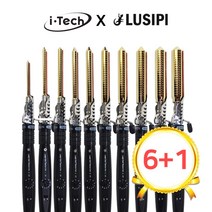 6+1 아이텍 루시피 골드 티타늄 원권 아이롱 4~22mm, 골드 6mm