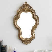 [2HOT] 슈비츠 엔틱 골드 벽거울, 단품