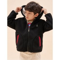 [BEANPOLE KIDS] 블랙 보아 베이직 집업 점퍼 (BI2939U105)