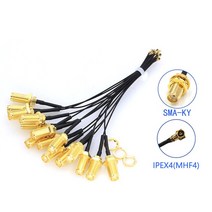5Pcs SMA 커넥터 케이블 여성 IPEX4 MHF4 RF0.81 안테나 RG0.81MM 어셈블리 RP-SMA-K, 02 PEX4 to SMA-K_07 50CM