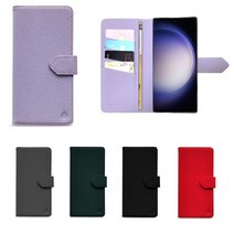 갤럭시A34 5G 케이스 A346 가죽 파스텔 찬슬립 카드 슬림 자석 지갑 커플 예쁜 커버 (스웨이드 촉감)