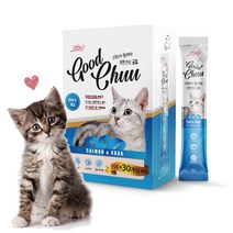 길고양이간식 조공츄르 아기고양이츄르 연어게살1box(15g) 30개입, 연어맛15g(30P)