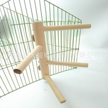 미즈우드 대형 앵무새 역 바 새 케이지 액세서리, 섹션 B (4 포크), 로그